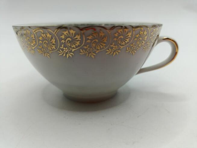 Filiżanka solo Czechoslovakia bogato zdobiona