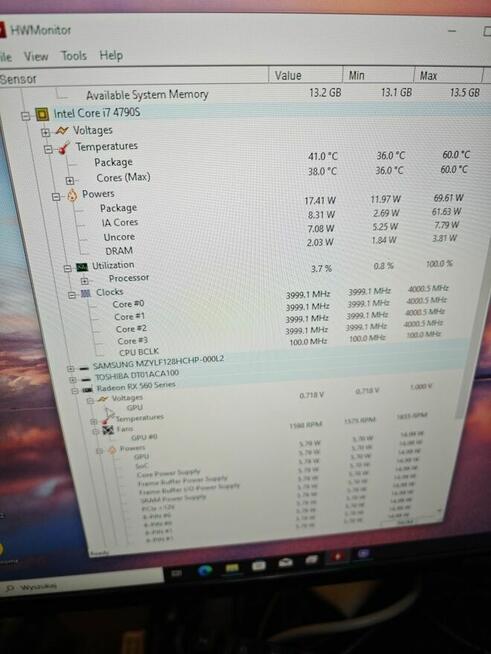 i7 4790s RX560 2 gb ram 16gb ssd120gb hdd1TB