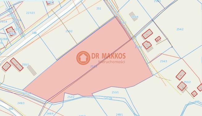 Działka budowlana Łużna