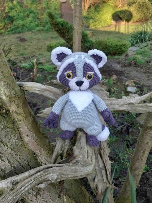 Szop pracz na szydełku