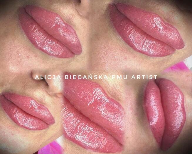 Usta permanentne modelka nowe kolorki Katowice