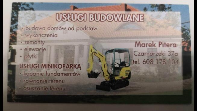 Usługi budowlane