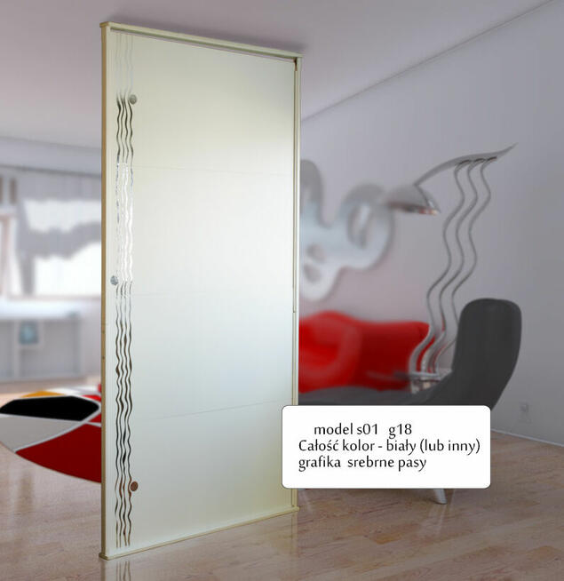 Ścianka przegroda parawan ściana do samodzielnego montażu