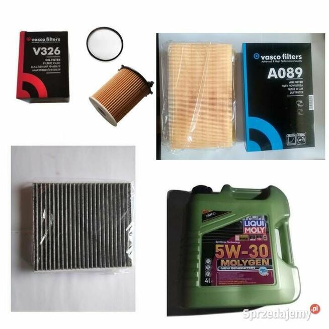 Zestaw filtrow FORD FOCUS Turnier II 1.6 TDCi 109KM 04-12