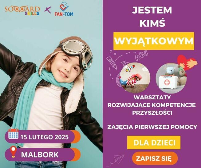 WARSZTATY ROZWOJOWE DLA DZIECI JESTEM KIMŚ WYJĄTKOWYM