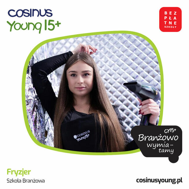 Cosinus Young 15+ Szczecin - Fryzjer