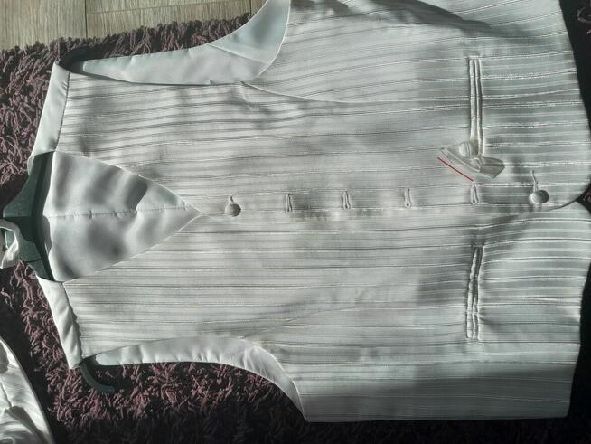 Kamizelka ślubna (54) + musznik + wypustka