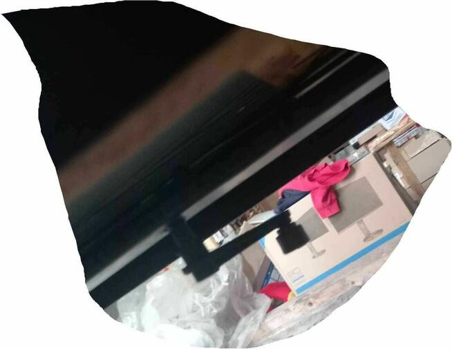 Stylowy stolik kawowy ława rozkładany czarny retro vintage