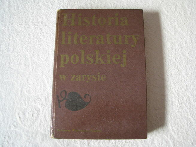 Historia literatury polskiej w zarysie M. Stępień Wydanie I