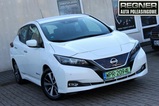 Nissan Leaf SalonPL FV23% 40Khw Acenta Kamera Pakiet Zima Navi 150KM 1WŁ LED