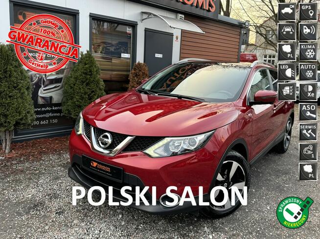 Nissan Qashqai Polski Salon, 1-właściciel, Kamera 360, Nawigacja, Czujniki P, LED