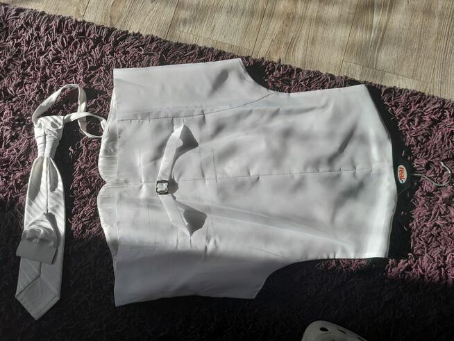 Kamizelka ślubna (54) + musznik + wypustka