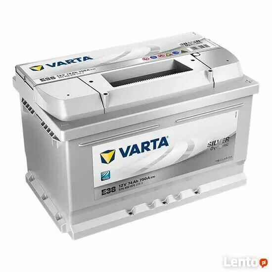 AKUMULATOR 74AH 750EN VARTA SILVER DYN E38 P+ NISKI LB3