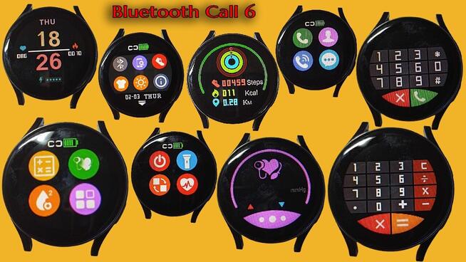 Nowy inteligentny zegarek Bluetooth Call 6.