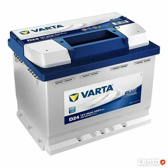 AKUMULATOR 60AH 540A VARTA BLUE DYN D24 P+ WYSOKI L2