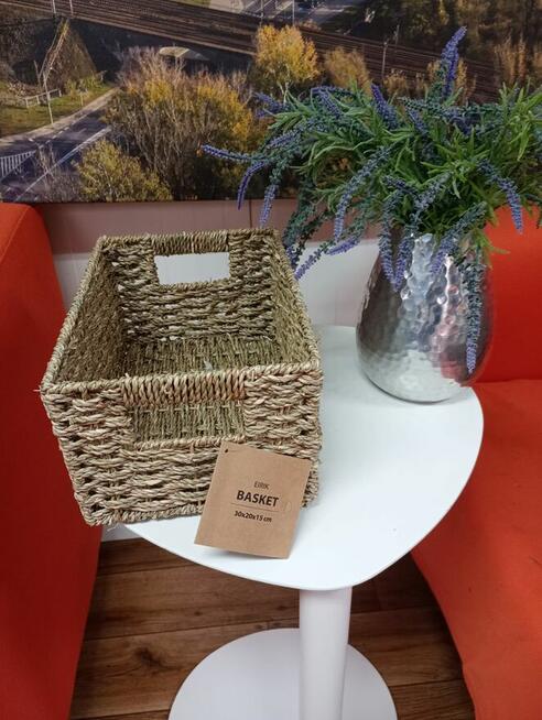 Kosz EIRIK kosze koszyk do przechowywania trawa cytrynowa