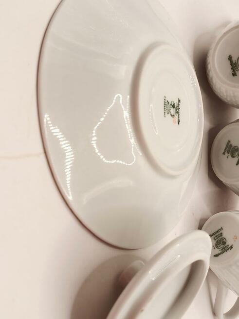 Komplet porlecany Exzellenz filiżanka, mlecznik , cukiernica