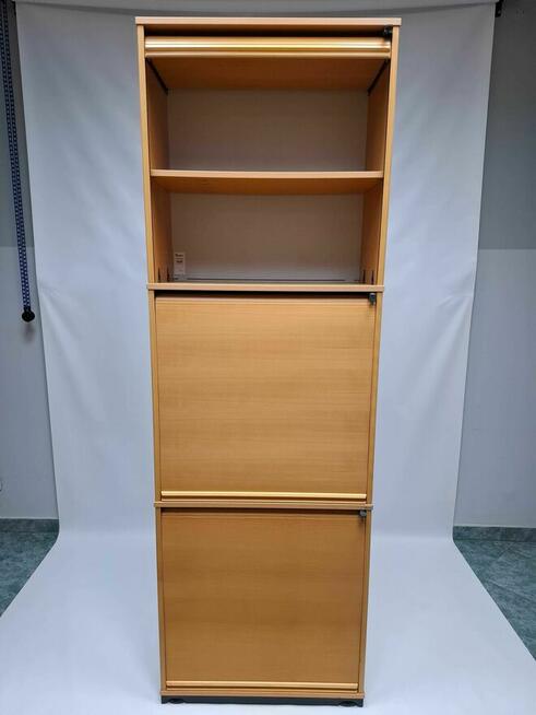 Szafa biurowa aktowa żaluzjowa Kinnarps 6 oh buk naturalny