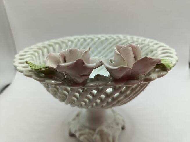 Porcelana włoska koszyczek żardiniera Bassano