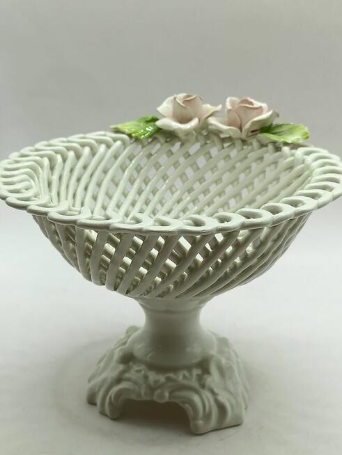 Porcelana włoska koszyczek żardiniera Bassano