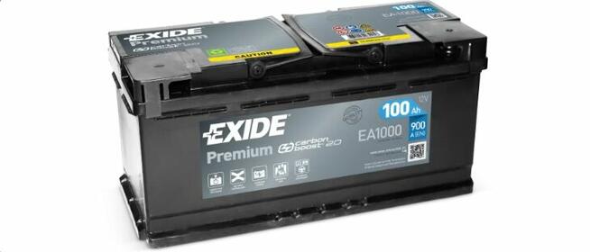 Akumulator Exide Premium 100Ah 900A EA1000 EN PRAWY PLUS