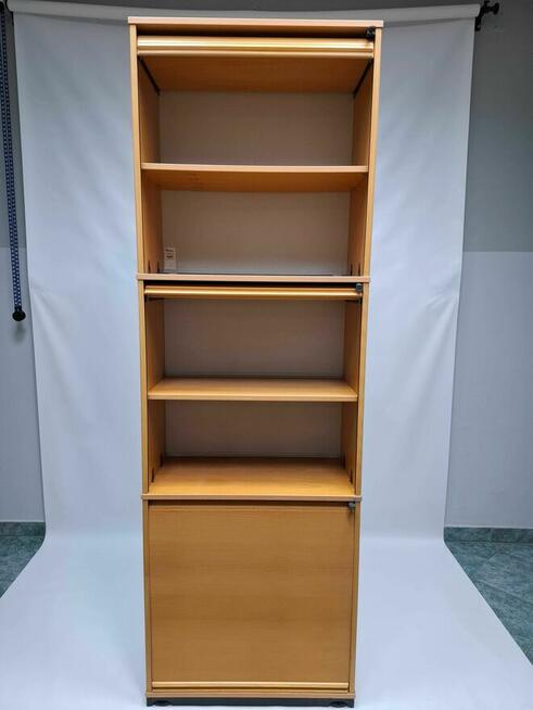 Szafa biurowa aktowa żaluzjowa Kinnarps 6 oh buk naturalny