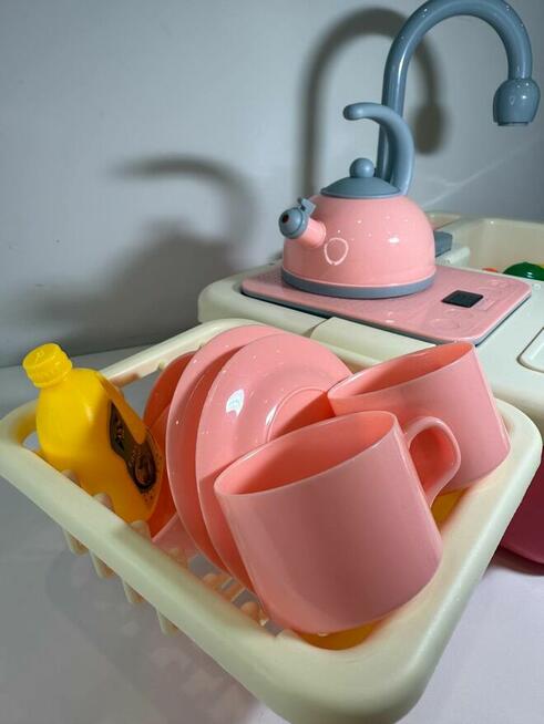 WOOPIE Zlewozmywak 2w1 Kuchnia Kran z Wodą Niebieski