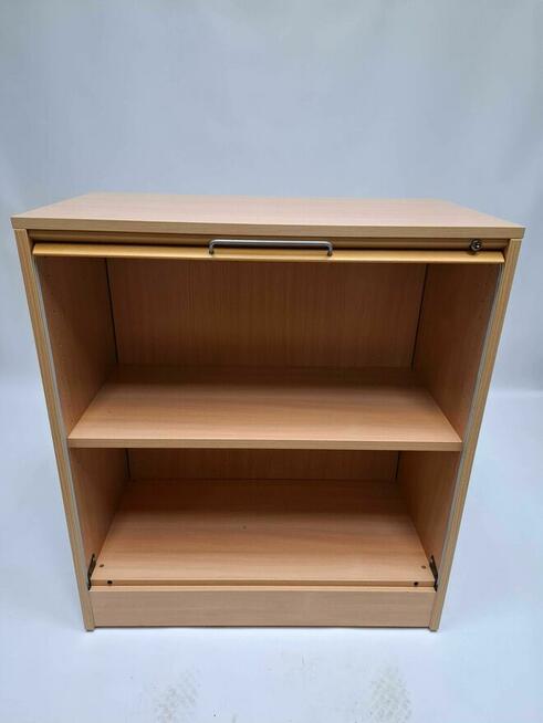 Szafa biurowa aktowa żaluzjowa Martela 2oh buk