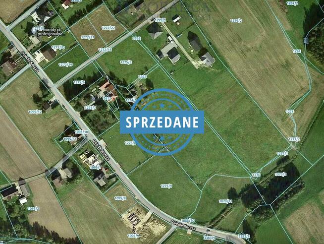 Działka budowlana Inwałd gm. Andrychów, Jana Korcza