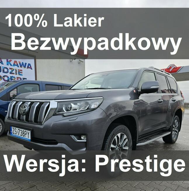 Toyota Land Cruiser 204KM Prestige Bezwypadkowy, 100% Lakier, Pierwszy właściciel, Faktura