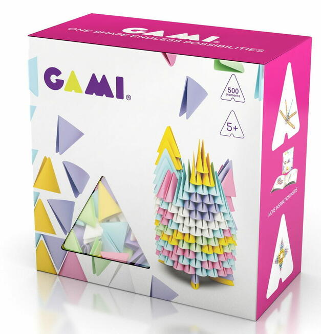 Klocki Konstrukcyjne Origami Meli Gami Pink 500