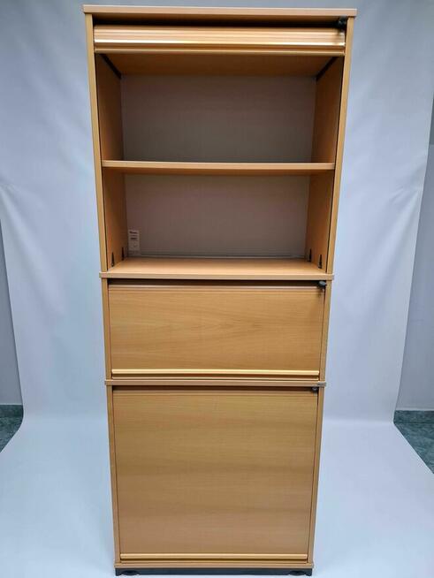 Szafa biurowa aktowa żaluzjowa Kinnarps 5oh buk naturalny