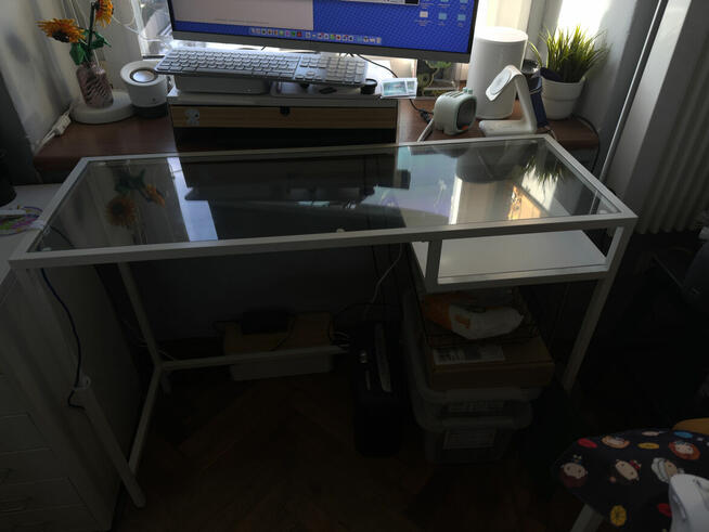 Biurko/Stolik na laptop VITTSJÖ biały IKEA 70