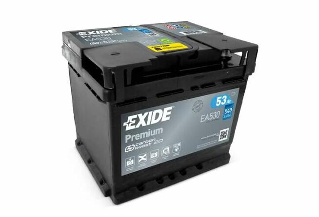 Akumulator Exide Premium 53Ah 540A EA530 PRAWY PLUS