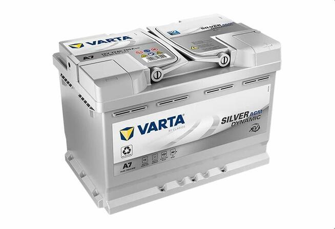 Akumulator VARTA AGM START&STOP A7 70Ah 760A (dawna E39)