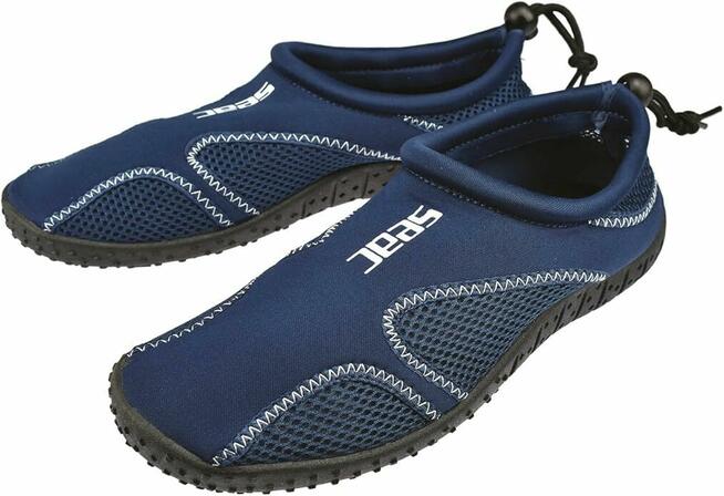 32 Buty plażowe do wody jeżowce SEAC SAND niebieskie 20cm