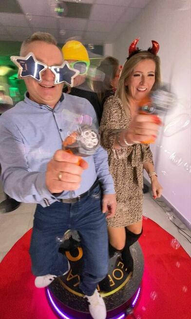 FotoBudka 360 zdjęcia + filmy, Ciężki dym, telefon życzeń