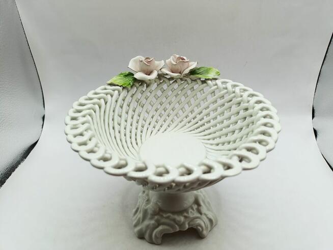 Porcelana włoska koszyczek żardiniera Bassano