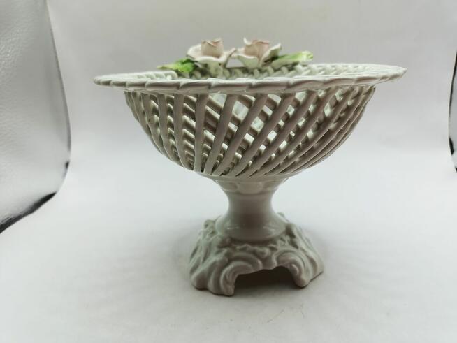 Porcelana włoska koszyczek żardiniera Bassano