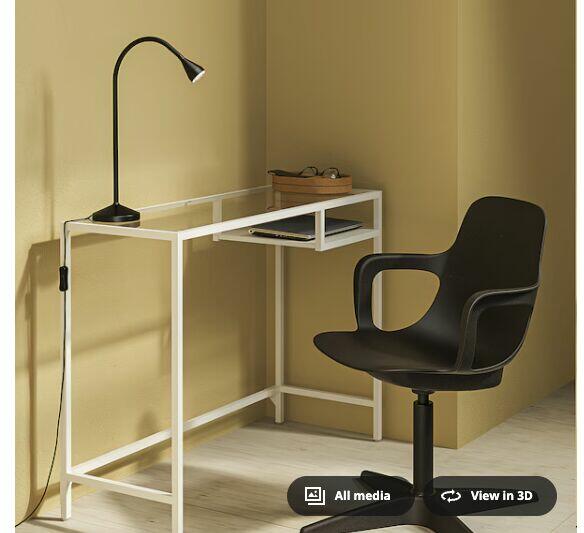 Biurko/Stolik na laptop VITTSJÖ biały IKEA 70