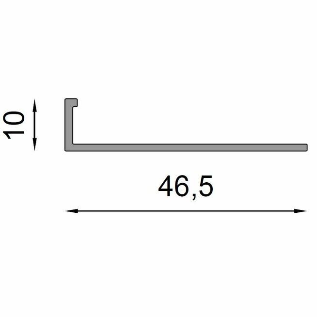 Profil schodowy SZ10 aluminium