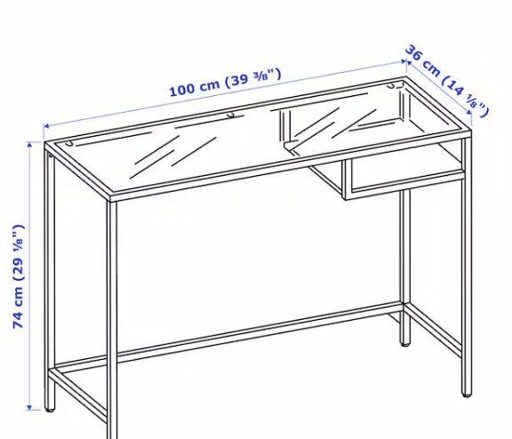 Biurko/Stolik na laptop VITTSJÖ biały IKEA 70