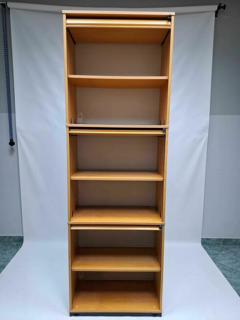 Szafa biurowa aktowa żaluzjowa Kinnarps 6 oh buk naturalny