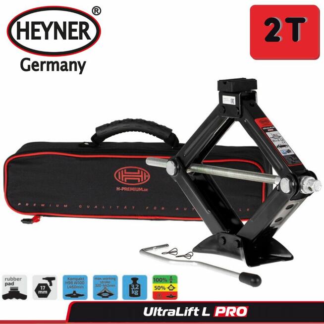 HEYNER Podnośnik 2,0t Ultra Lift L PRO TRAPEZOWY