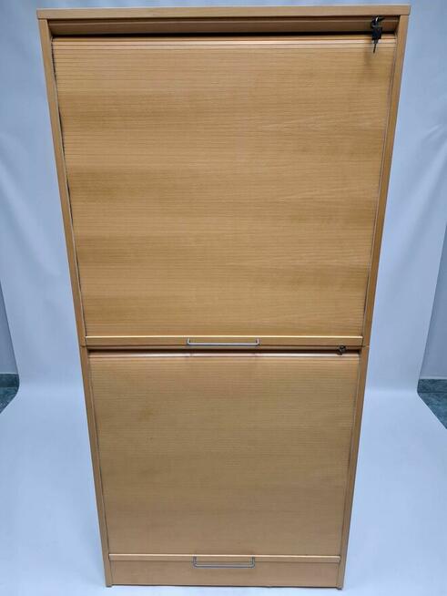 Szafa biurowa aktowa żaluzjowa Martela 4oh buk