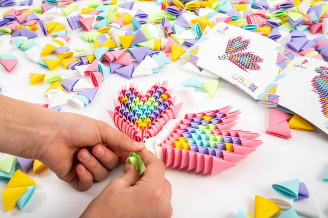 Klocki Konstrukcyjne Origami Meli Gami Pink 500