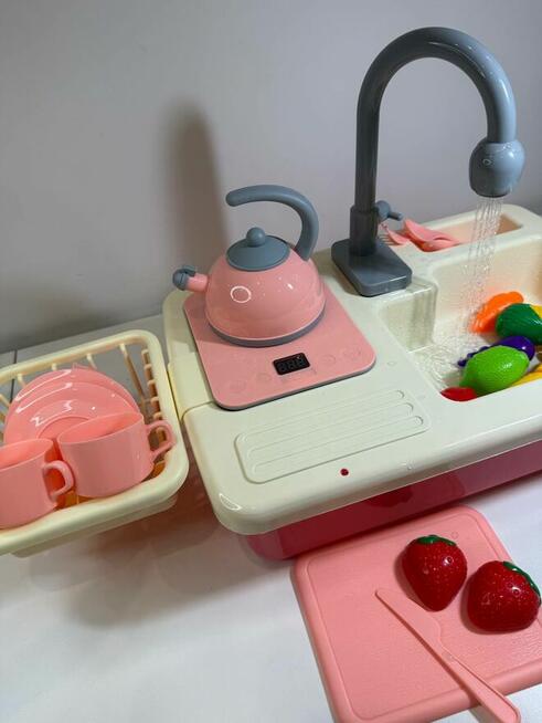 WOOPIE Zlewozmywak 2w1 Kuchnia Kran z Wodą Niebieski