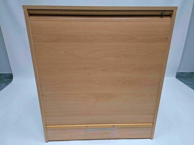Szafa biurowa aktowa żaluzjowa Martela 2oh buk