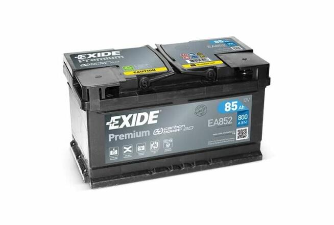 Akumulator Exide Premium 85Ah 800A EA852 PRAWY PLUS