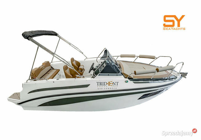 ŁÓDZ MOTOROWA TRIDENT 640 SUNDECK KABINOWA